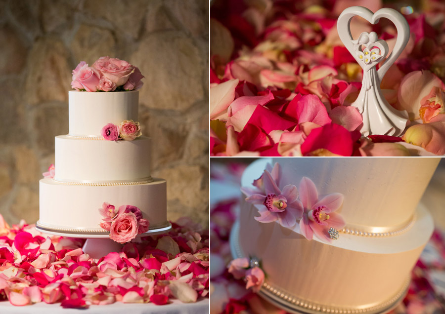 04- Mountain Terrace Wedding Woodside Wedding Cake -04